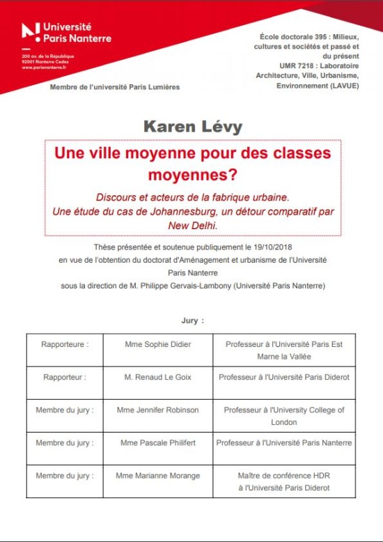 Une ville moyenne pour des classes moyennes ? 