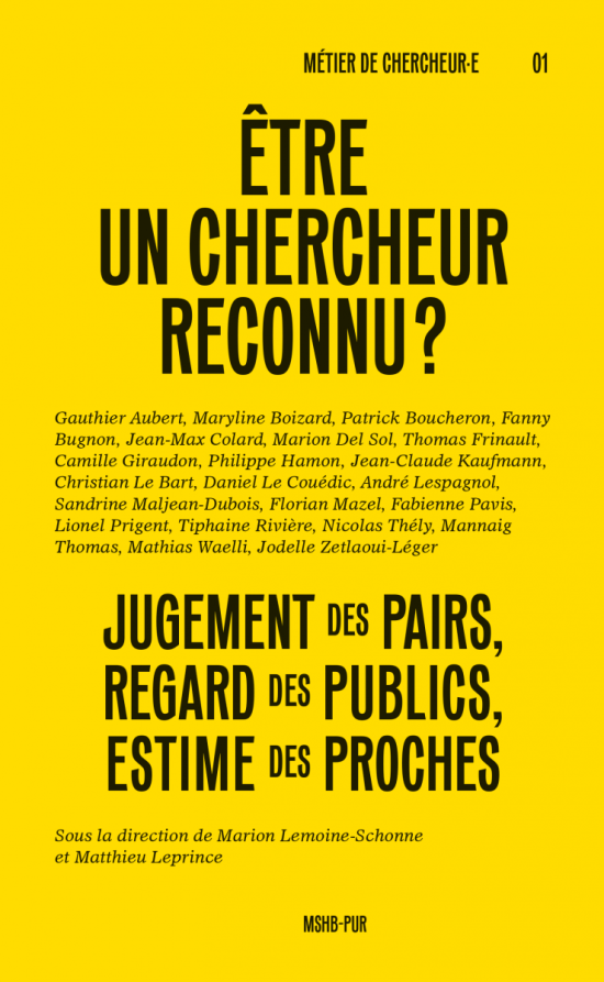 Être un chercheur reconnu ?